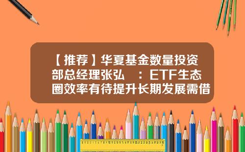 【推荐】华夏基金数量投资部总经理张弘弢：ETF生态圈效率有待提升长期发展需借助基金投顾-华夏基金基金经理