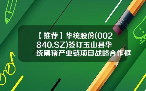 【推荐】华统股份(002840.SZ)签订玉山县华统黑猪产业链项目战略合作框架协议计划投资5亿元-最新公司股份合作协议书