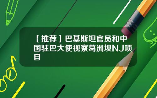 【推荐】巴基斯坦官员和中国驻巴大使视察葛洲坝NJ项目