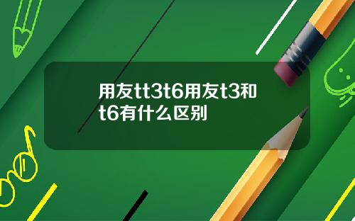 用友tt3t6用友t3和t6有什么区别