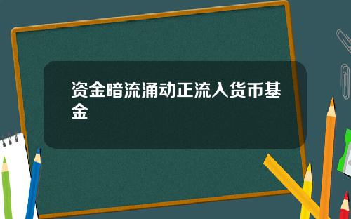 资金暗流涌动正流入货币基金