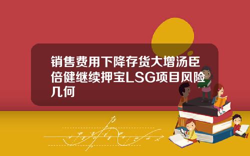 销售费用下降存货大增汤臣倍健继续押宝LSG项目风险几何