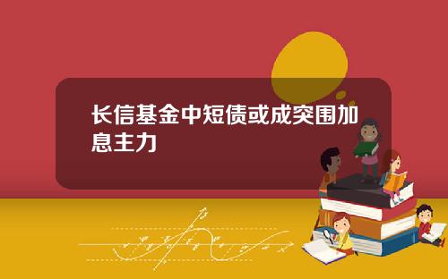 长信基金中短债或成突围加息主力
