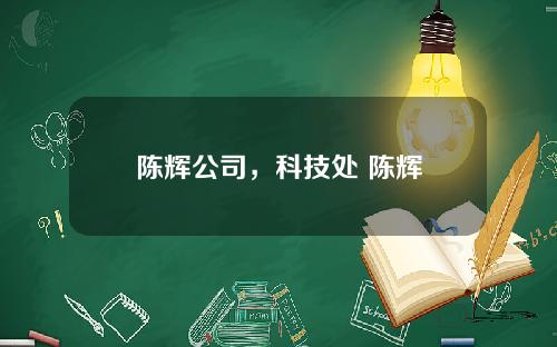 陈辉公司,科技处 陈辉