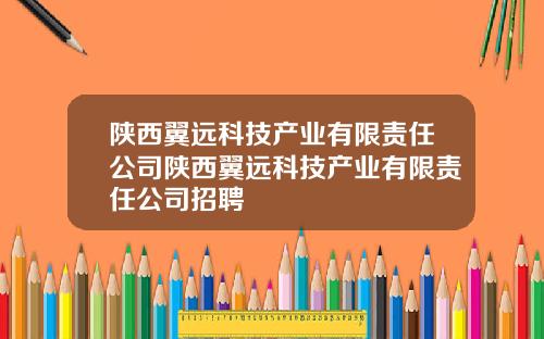 陕西翼远科技产业有限责任公司陕西翼远科技产业有限责任公司招聘