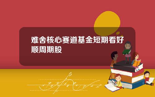 难舍核心赛道基金短期看好顺周期股