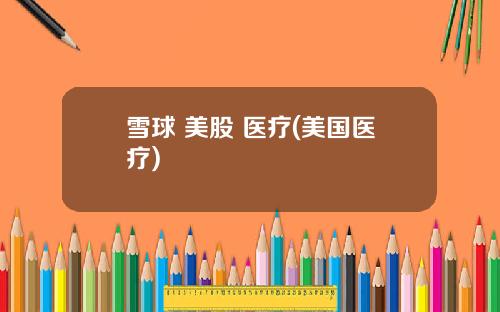 雪球 美股 医疗(美国医疗)
