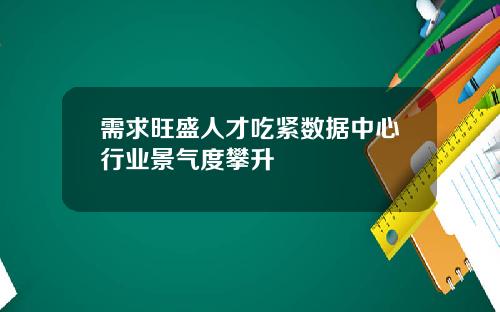 需求旺盛人才吃紧数据中心行业景气度攀升
