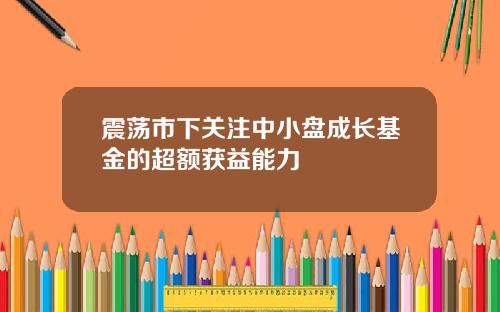 震荡市下关注中小盘成长基金的超额获益能力