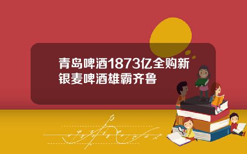 青岛啤酒1873亿全购新银麦啤酒雄霸齐鲁