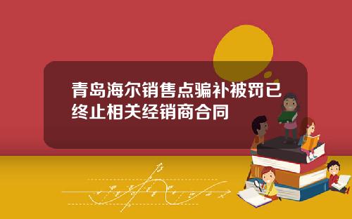 青岛海尔销售点骗补被罚已终止相关经销商合同