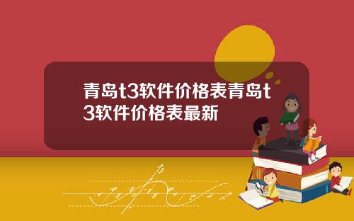 青岛t3软件价格表青岛t3软件价格表最新