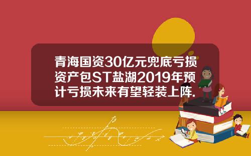 青海国资30亿元兜底亏损资产包ST盐湖2019年预计亏损未来有望轻装上阵.