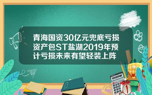 青海国资30亿元兜底亏损资产包ST盐湖2019年预计亏损未来有望轻装上阵
