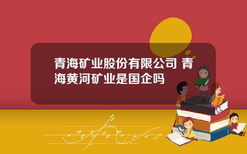 青海矿业股份有限公司 青海黄河矿业是国企吗