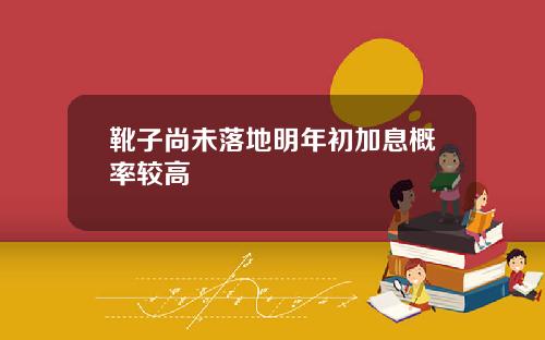 靴子尚未落地明年初加息概率较高