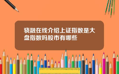 骁融在线介绍上证指数是大盘指数吗股市有哪些