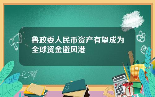 鲁政委人民币资产有望成为全球资金避风港
