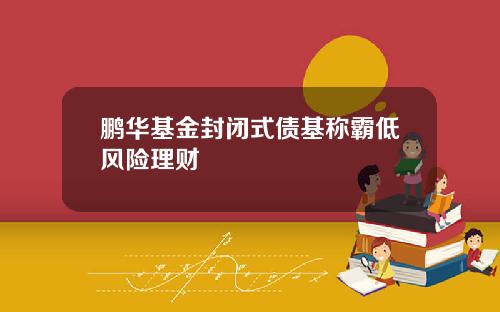 鹏华基金封闭式债基称霸低风险理财