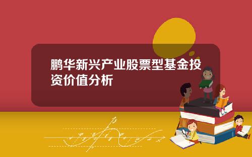 鹏华新兴产业股票型基金投资价值分析