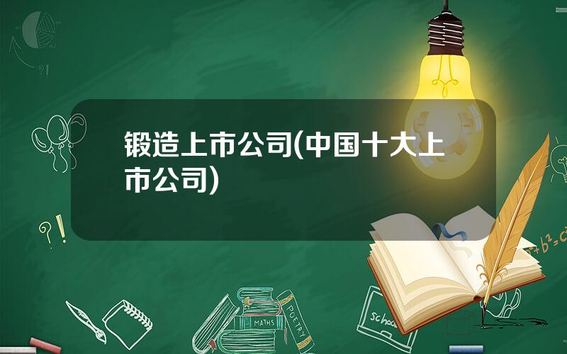 锻造上市公司(中国十大上市公司)