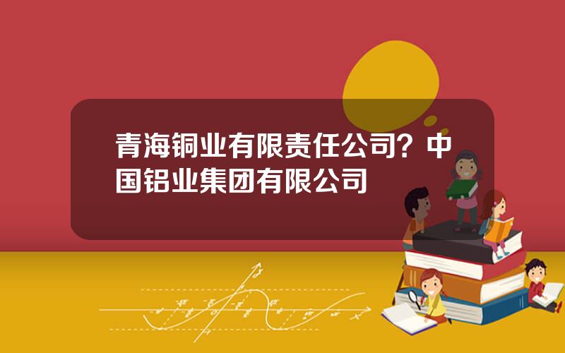 青海铜业有限责任公司？中国铝业集团有限公司