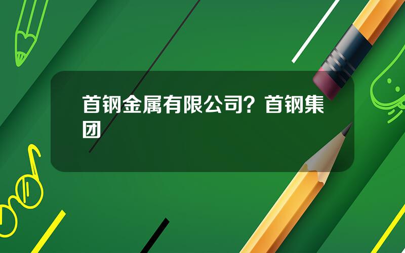 首钢金属有限公司？首钢集团