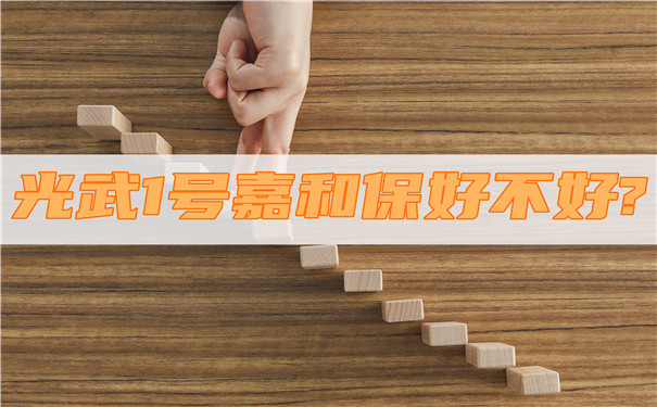 光武1号嘉和保好不好-有哪些优缺点-会坑吗-_1